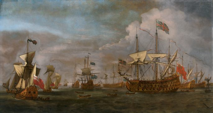 Council of war on the Britannia