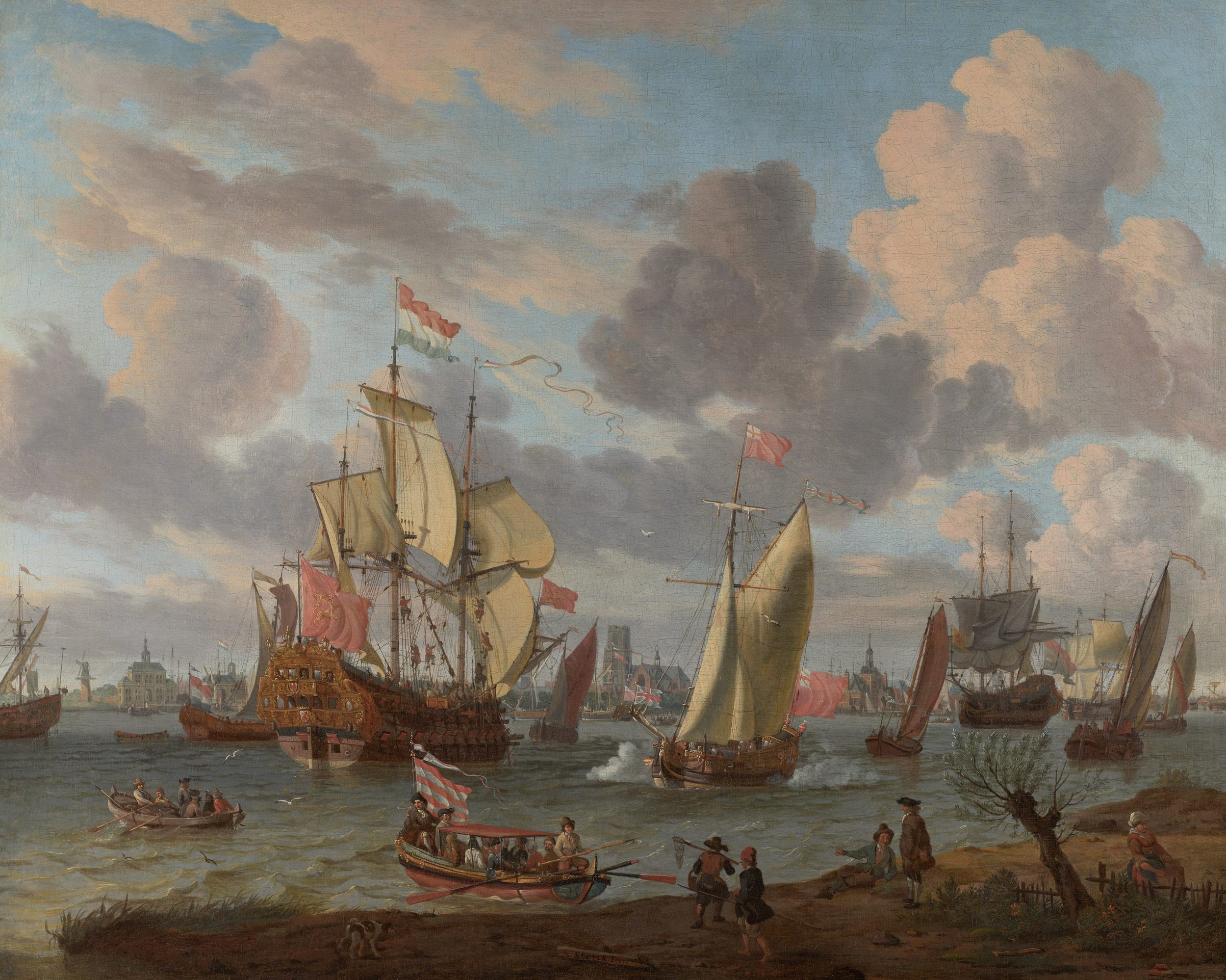 Shipping on the Maas, Rotterdam