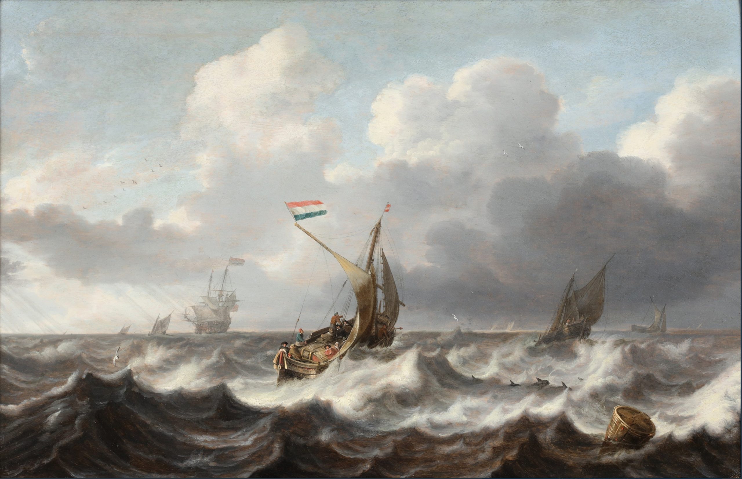 Ships in the Surge, Dophins in Tow