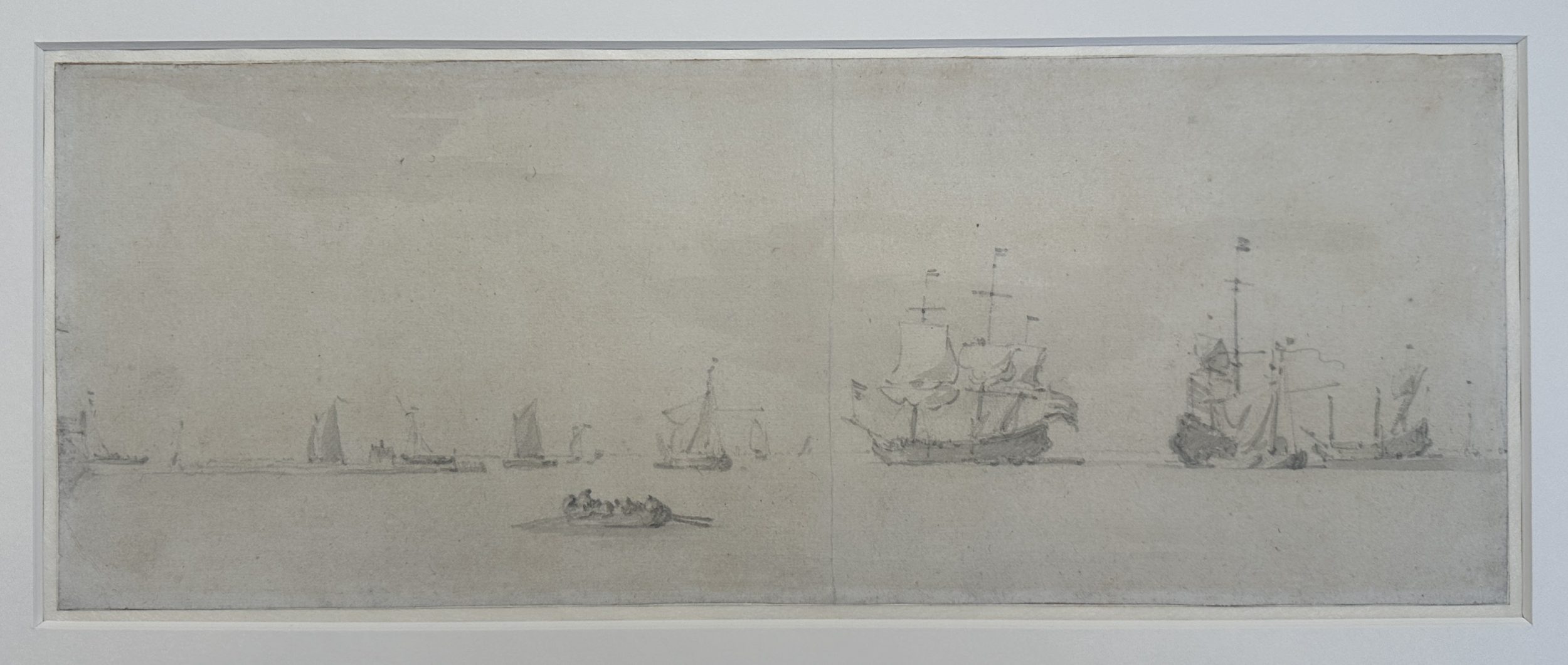 Panoramic view of  the Dutch Fleet