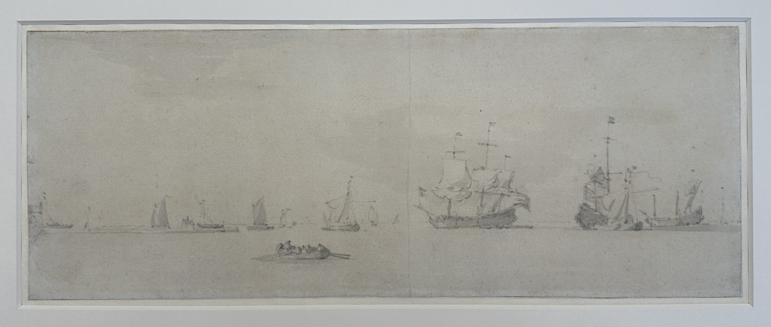 Panoramic view of  the Dutch Fleet