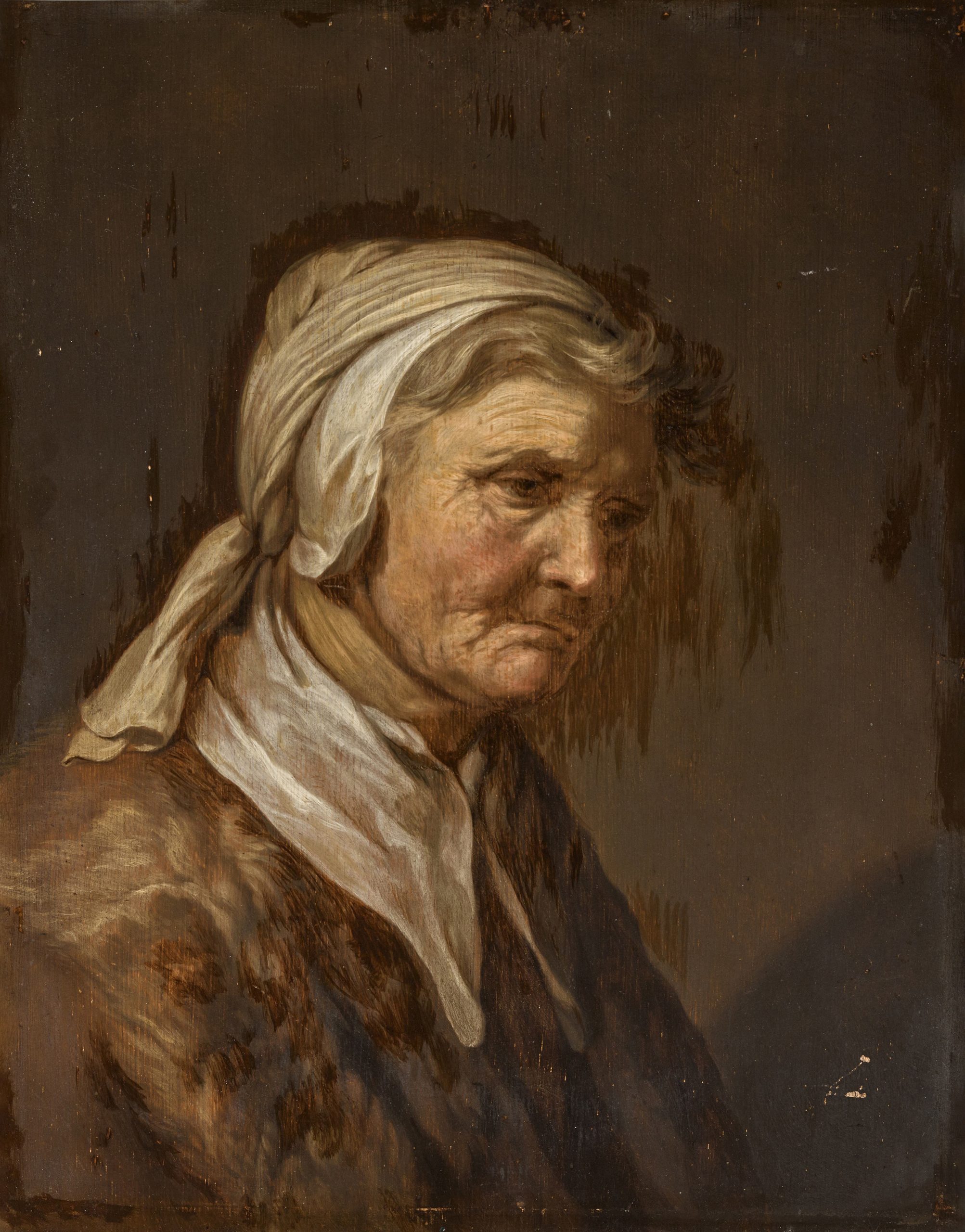 Head of an Old Woman and Man