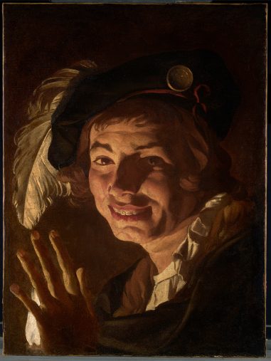 Head of laughing Boy